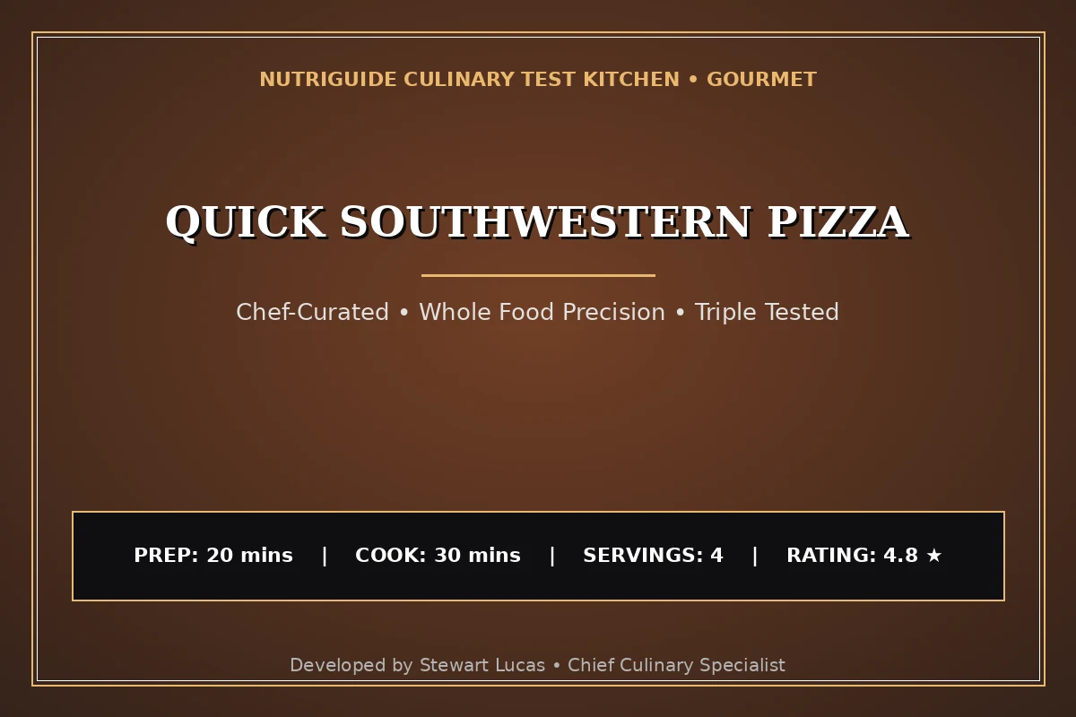 Quick Southwestern Pizza