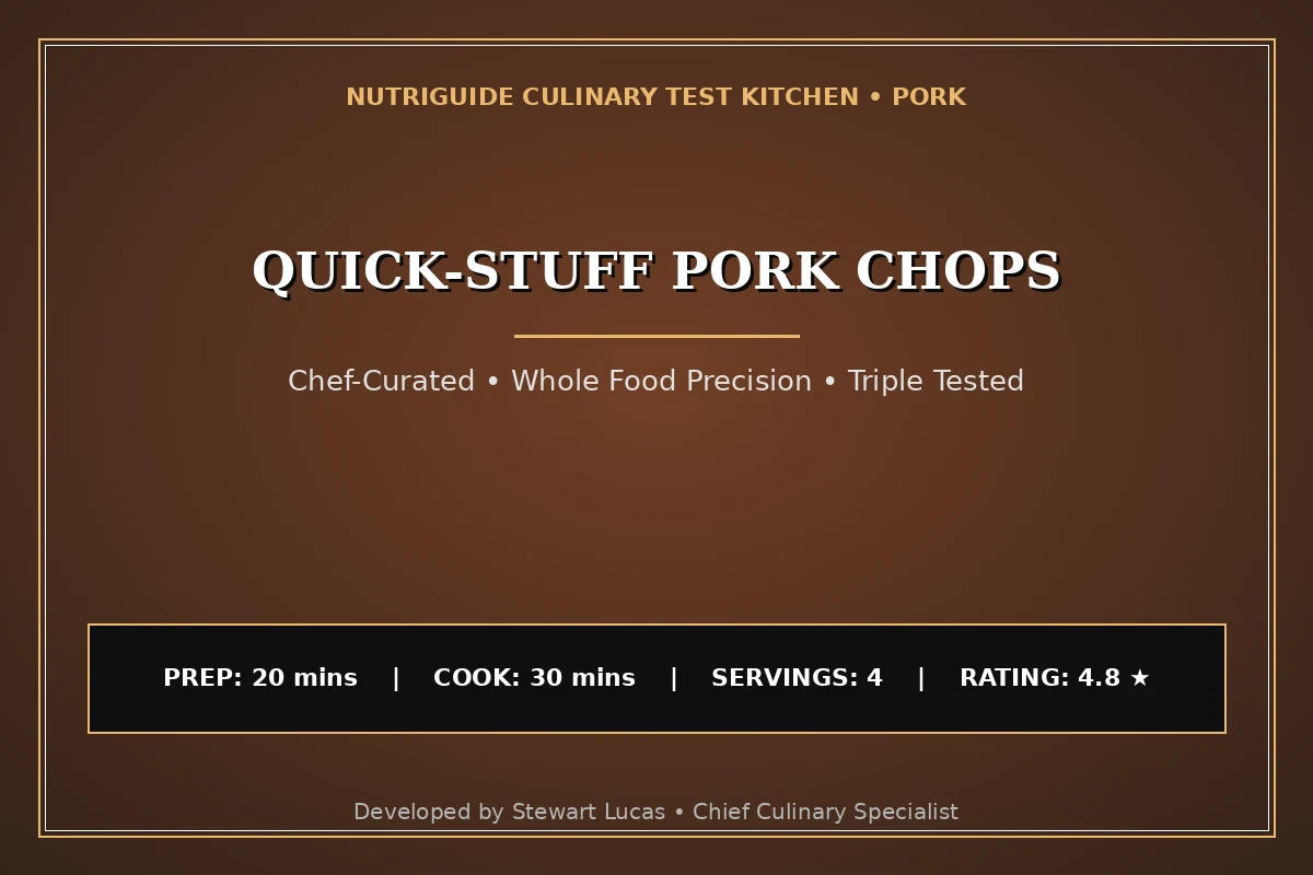 Quick-Stuff Pork Chops