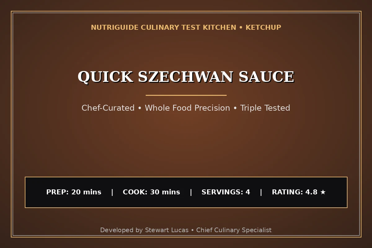 Quick Szechwan Sauce