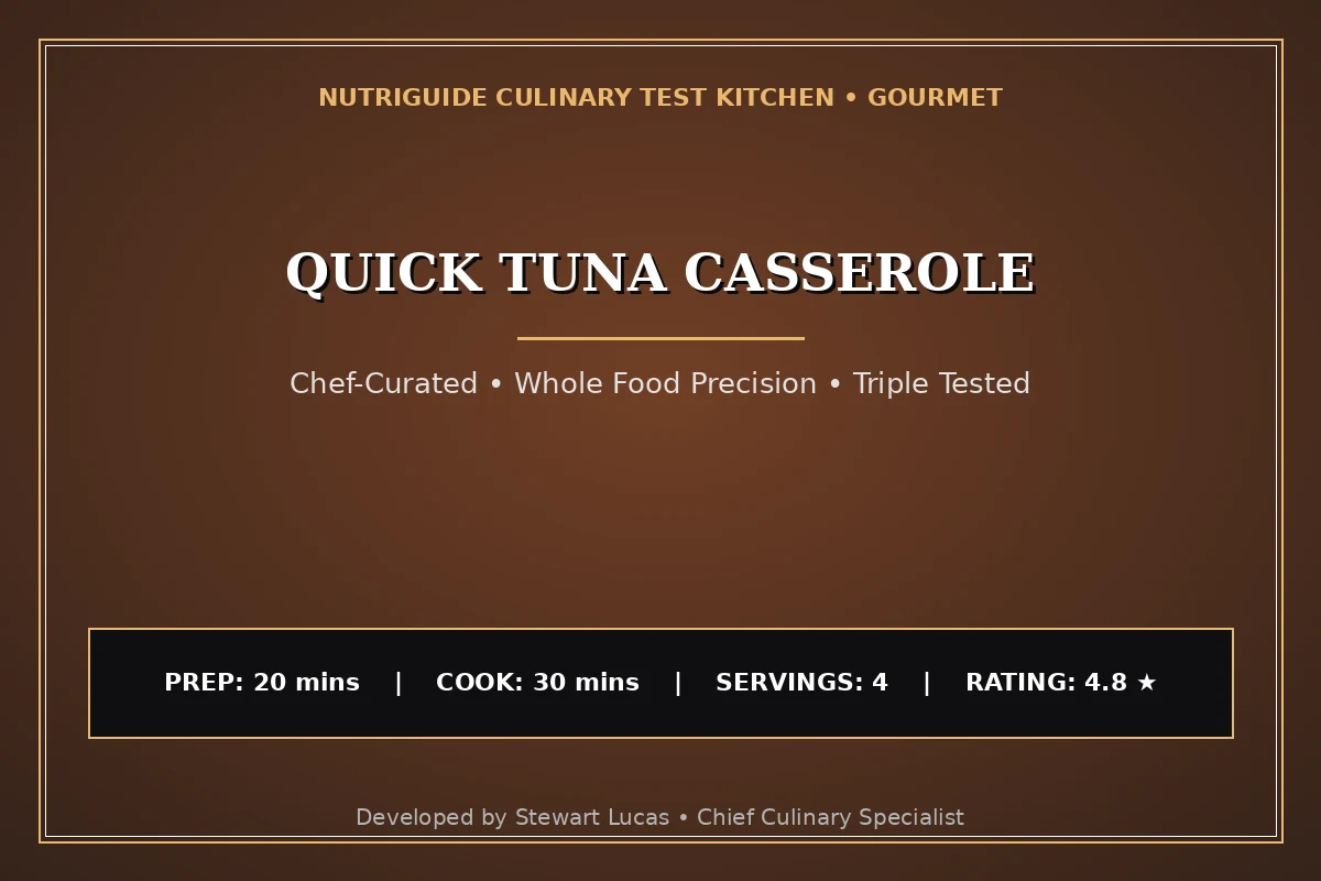 Quick Tuna Casserole