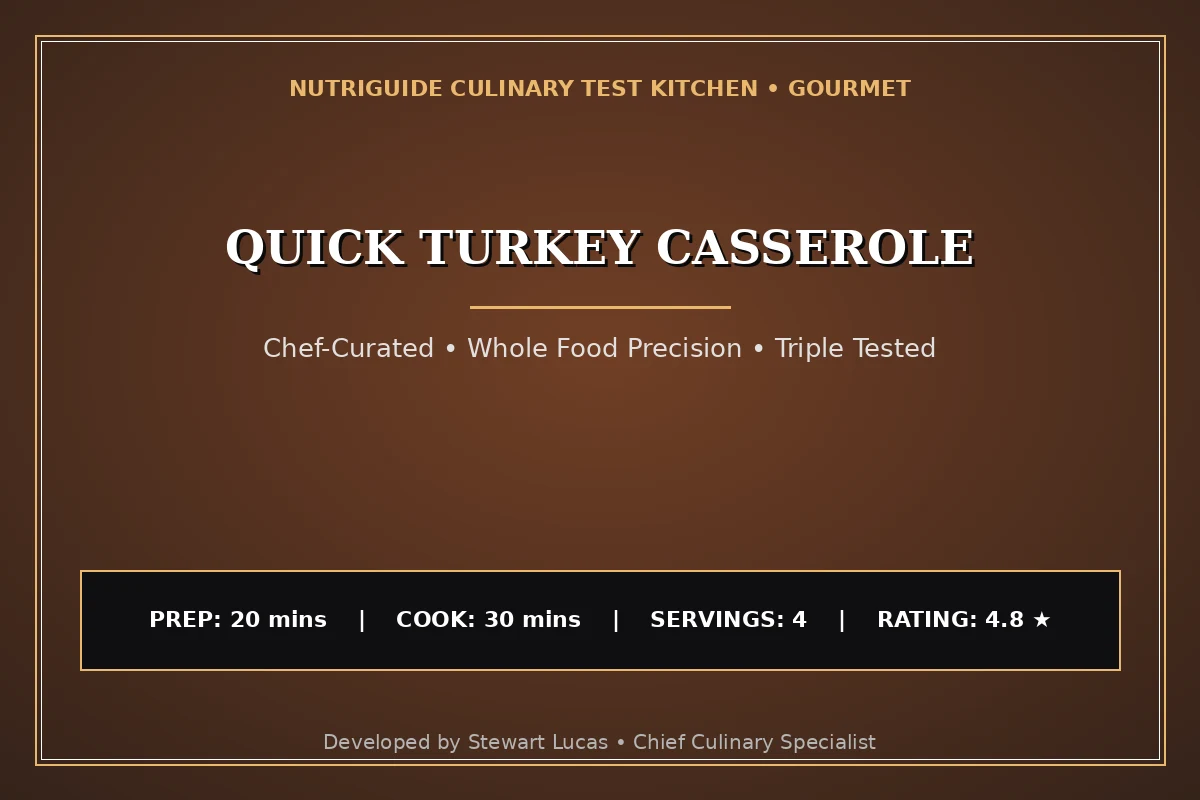 Quick Turkey Casserole