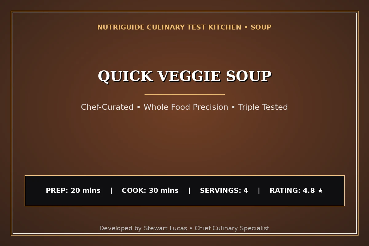 Quick Veggie Soup