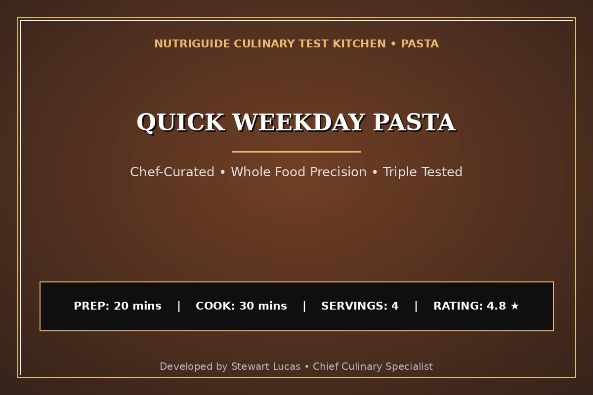 Quick Weekday Pasta
