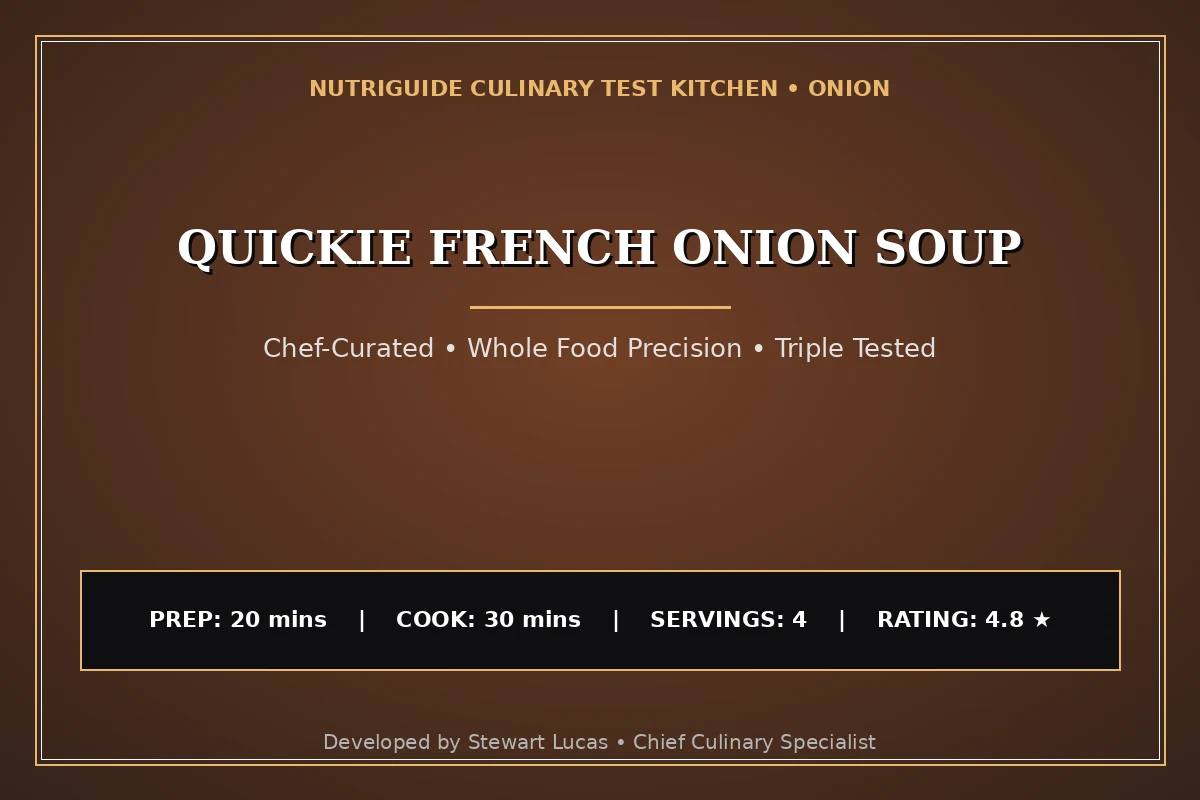 Quickie French Onion Soup