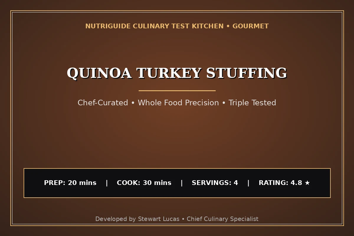 Quinoa Turkey Stuffing