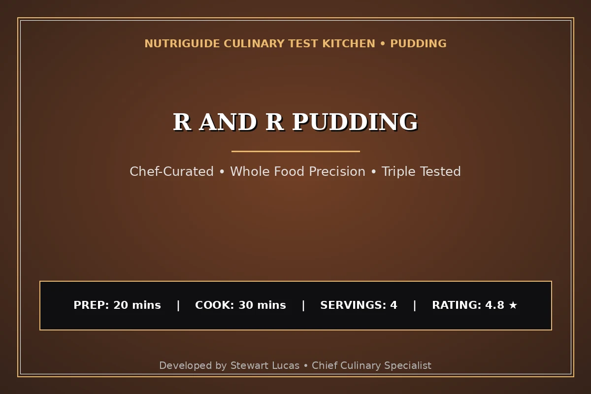 R And R Pudding
