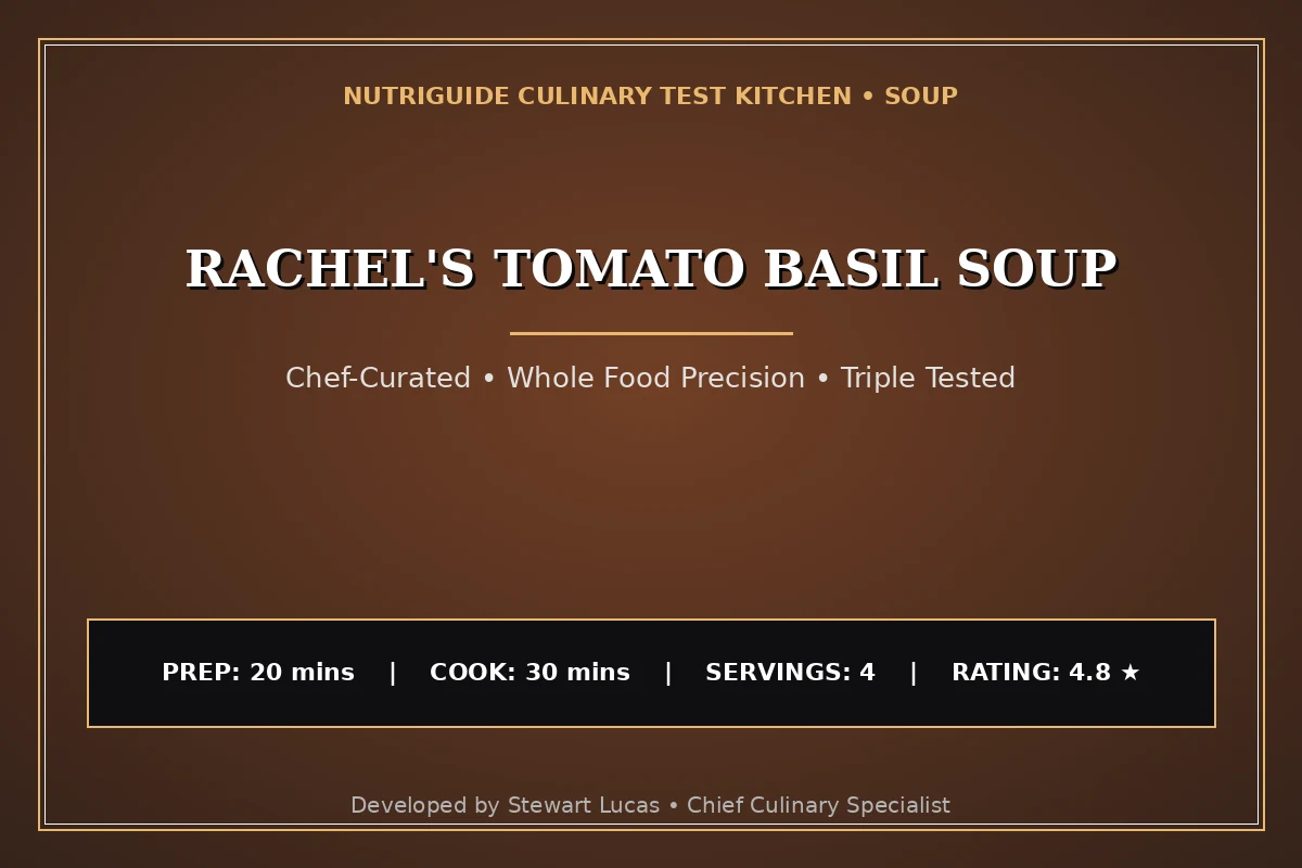 Rachel'S Tomato Basil Soup