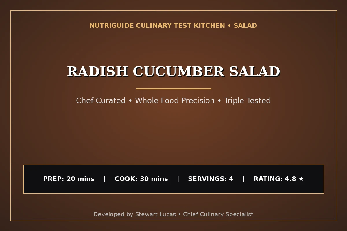 Radish Cucumber Salad