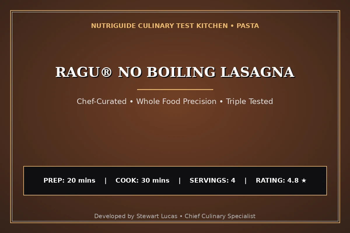 Ragu® No Boiling Lasagna