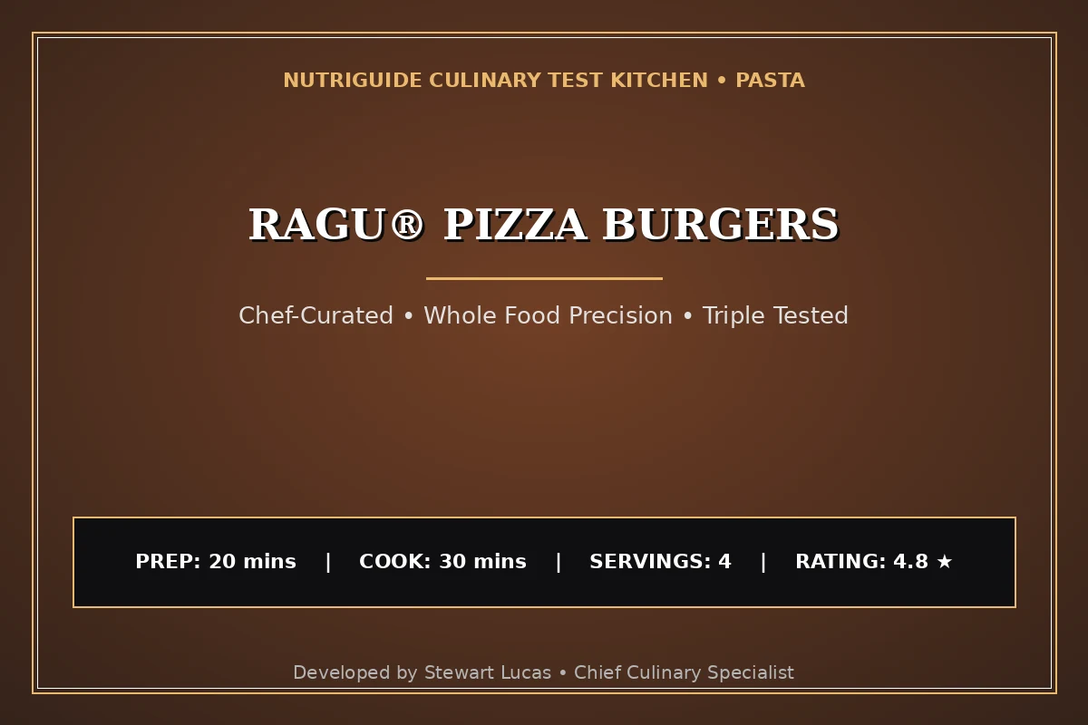 Ragu® Pizza Burgers