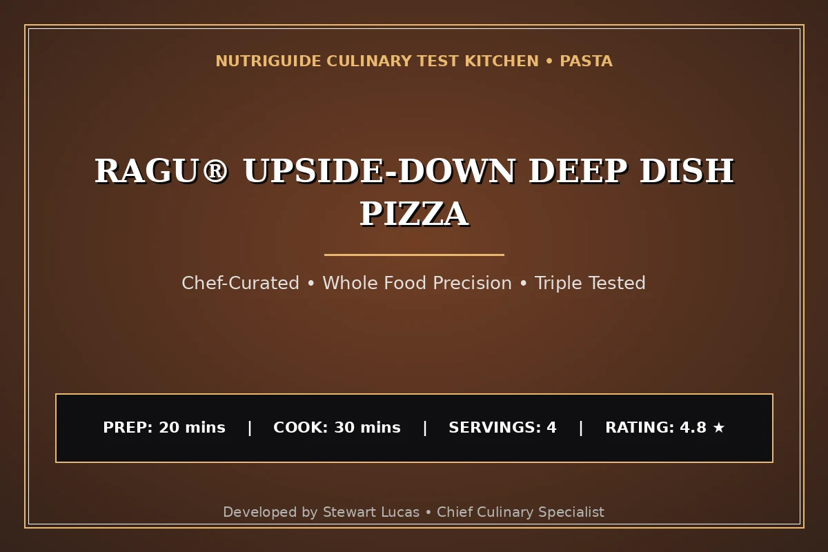 Ragu® Upside-Down Deep Dish Pizza