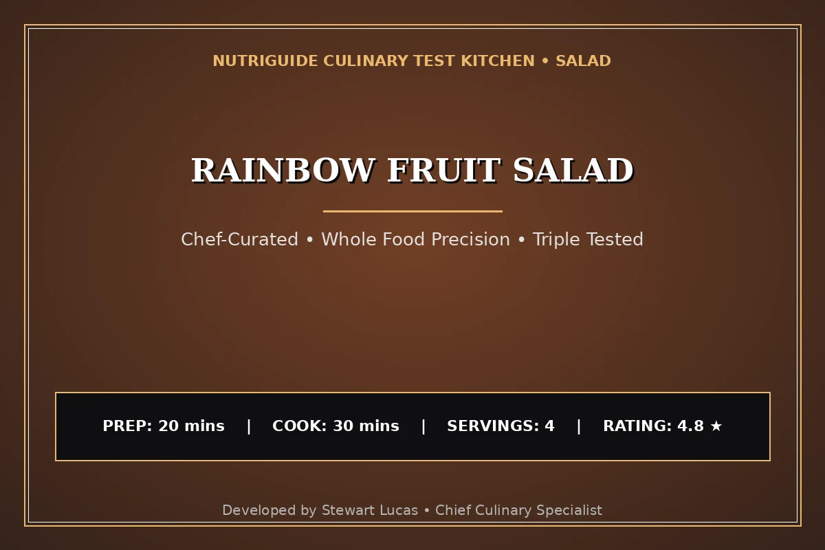 Rainbow Fruit Salad