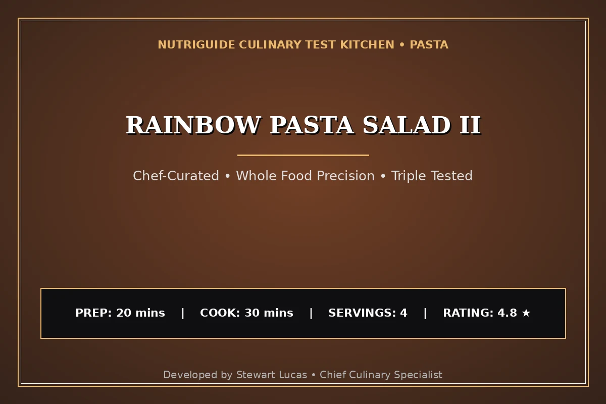 Rainbow Pasta Salad Ii
