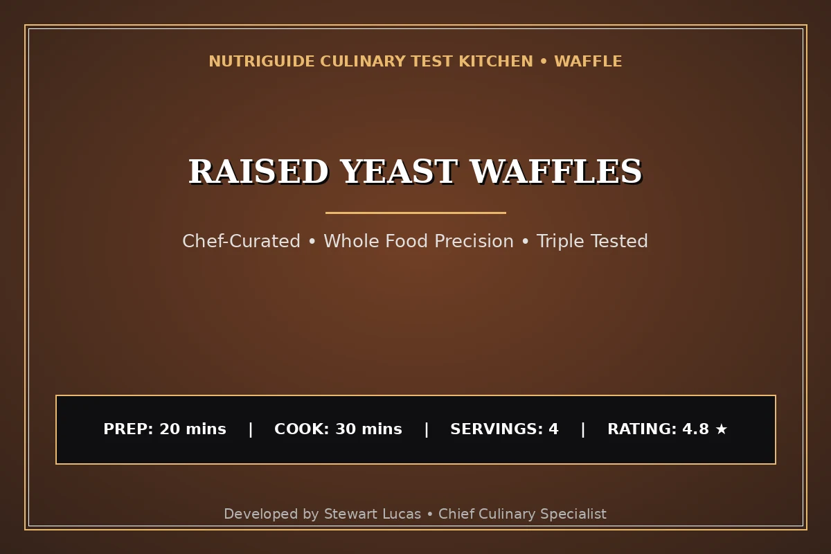 Raised Yeast Waffles