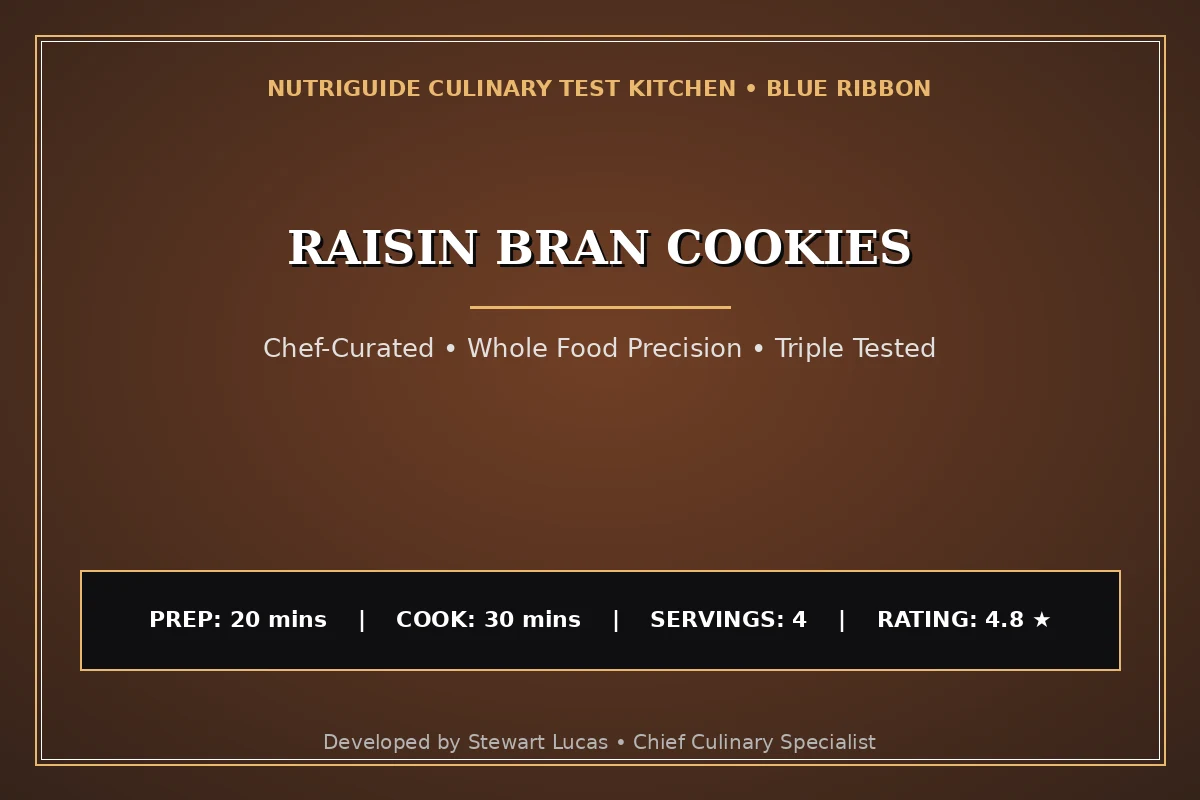 Raisin Bran Cookies