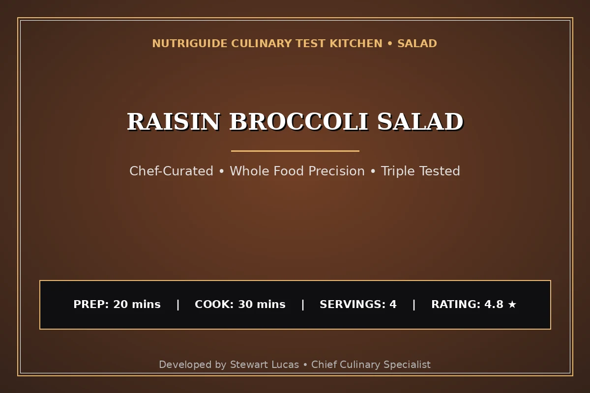 Raisin Broccoli Salad