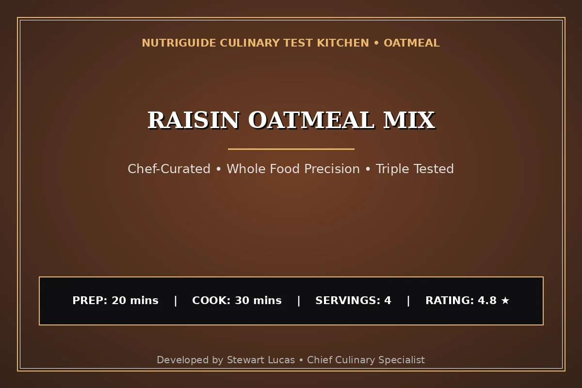 Raisin Oatmeal Mix