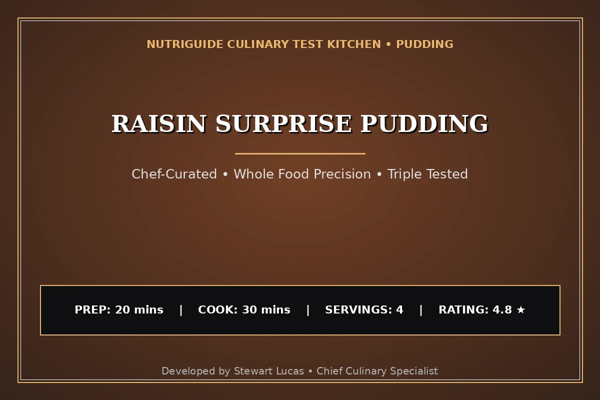 Raisin Surprise Pudding