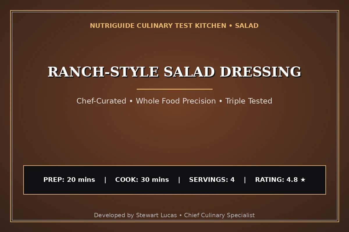 Ranch-Style Salad Dressing