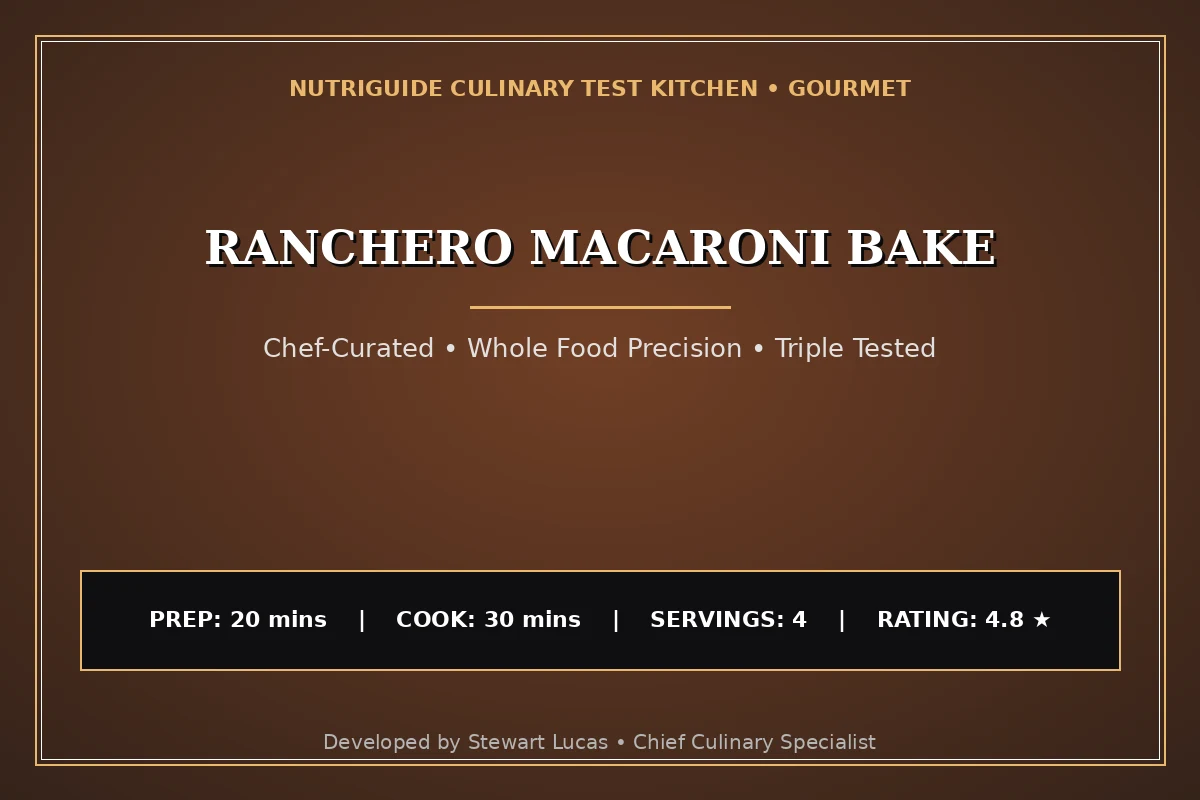 Ranchero Macaroni Bake
