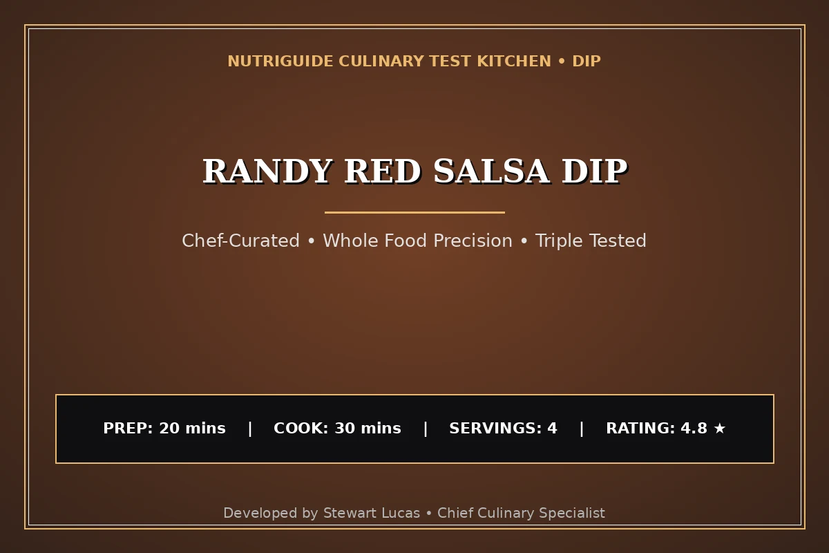 Randy Red Salsa Dip