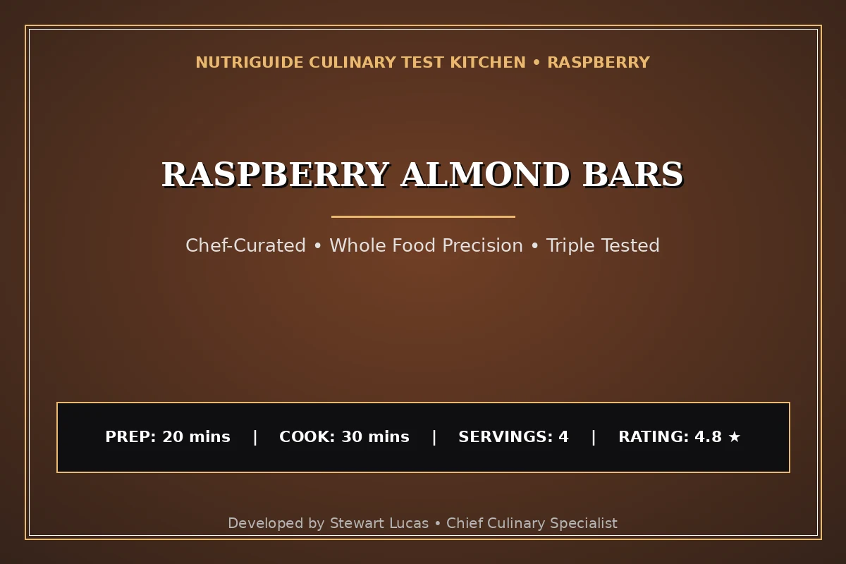 Raspberry Almond Bars
