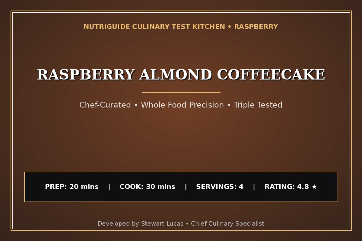 Raspberry Almond Coffeecake