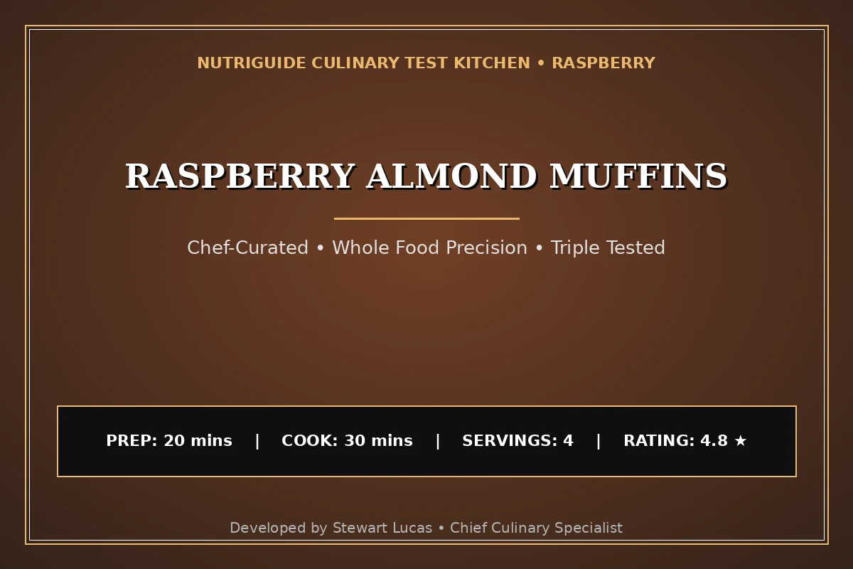 Raspberry Almond Muffins