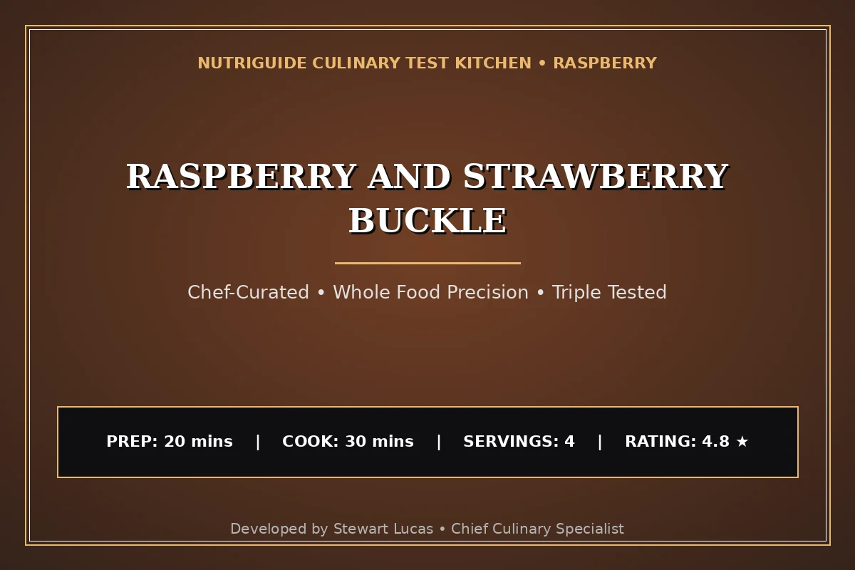 Raspberry And Strawberry Buckle