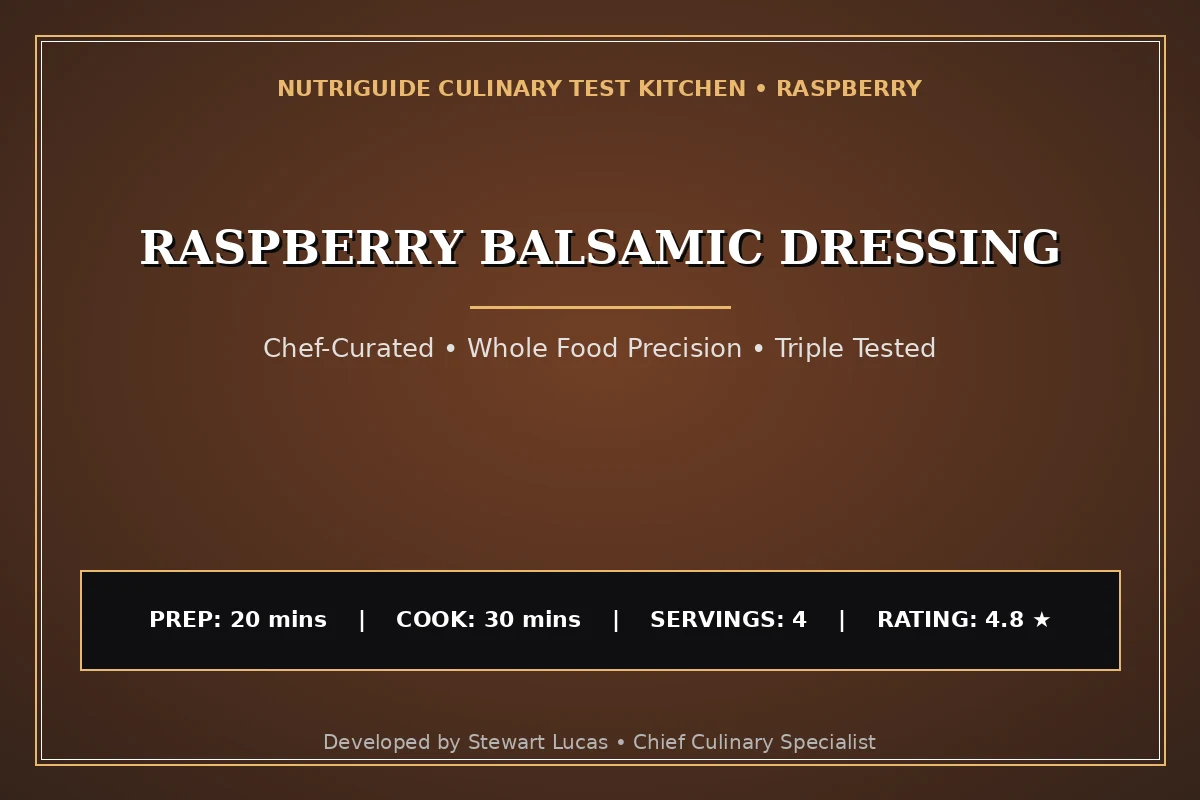 Raspberry Balsamic Dressing