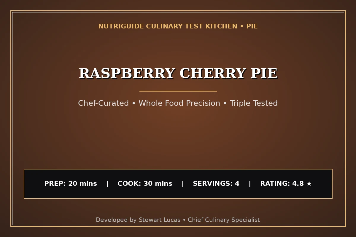 Raspberry Cherry Pie
