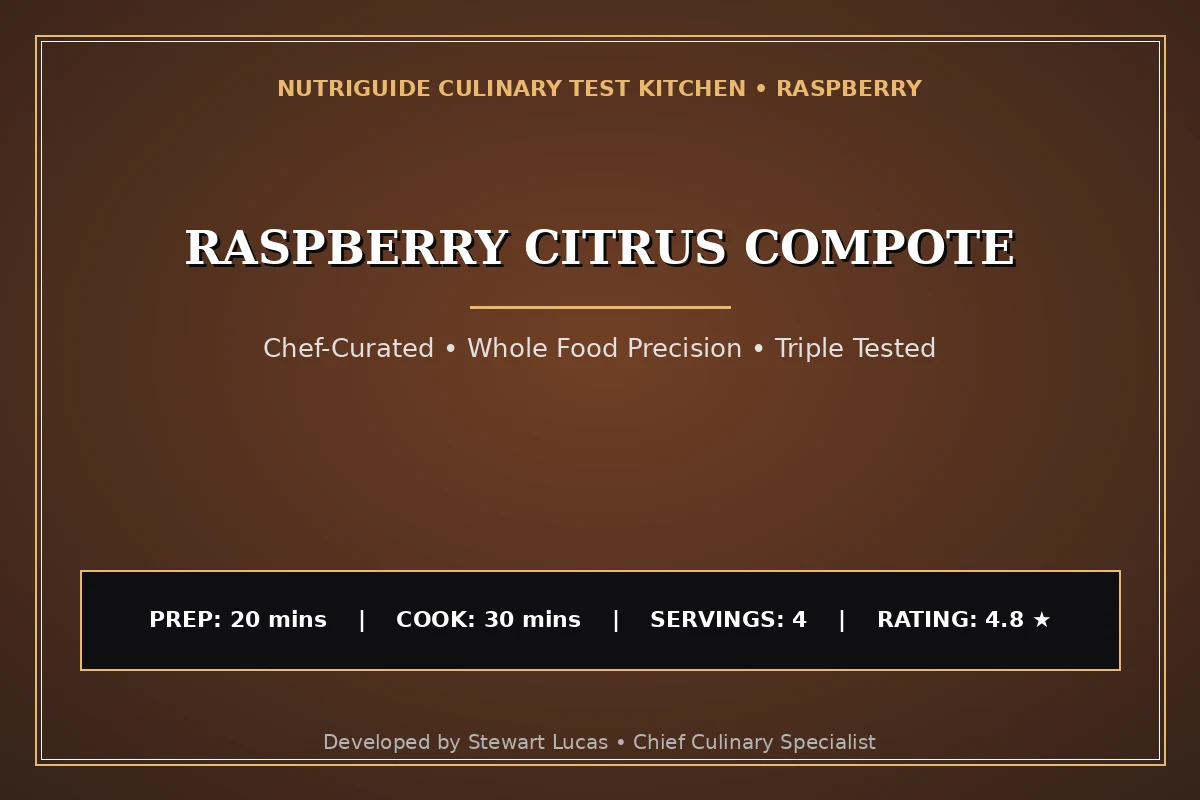 Raspberry Citrus Compote