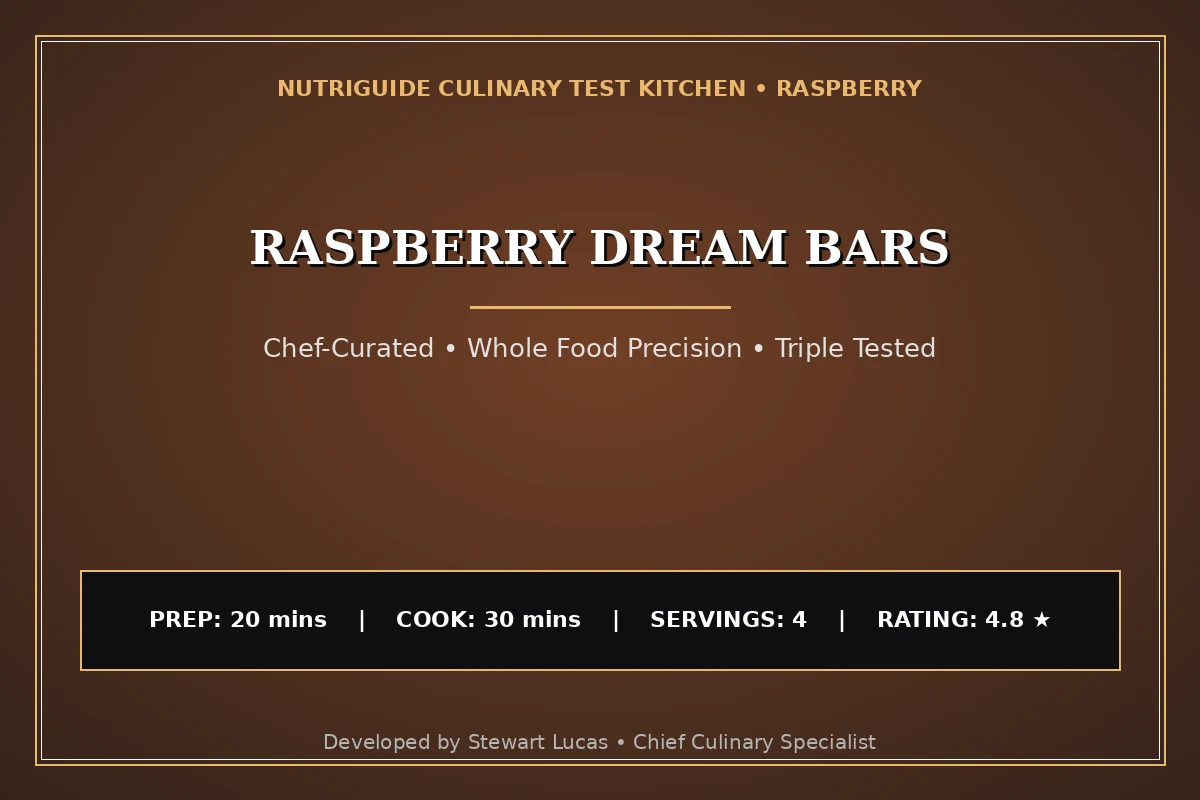 Raspberry Dream Bars
