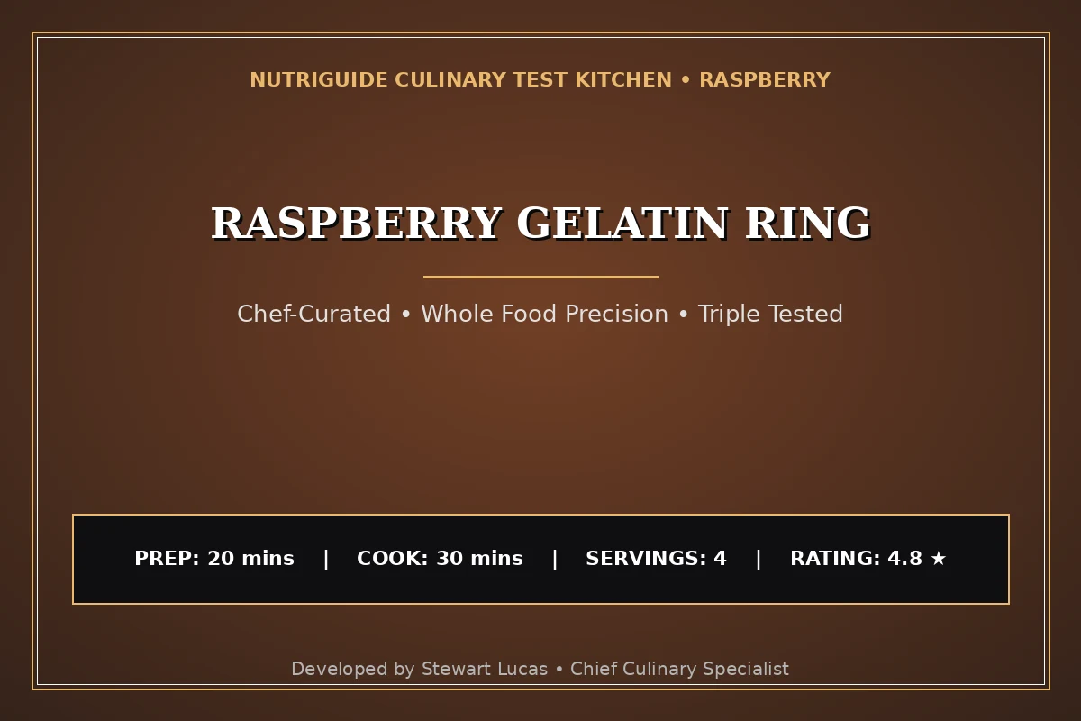 Raspberry Gelatin Ring