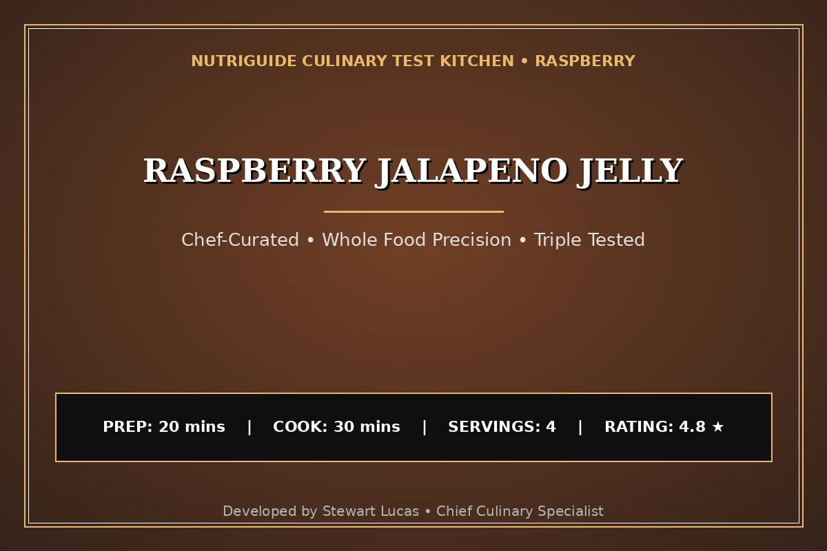 Raspberry Jalapeno Jelly
