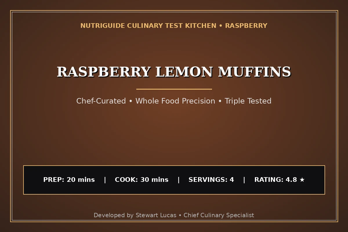 Raspberry Lemon Muffins