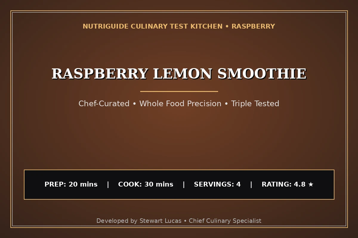 Raspberry Lemon Smoothie
