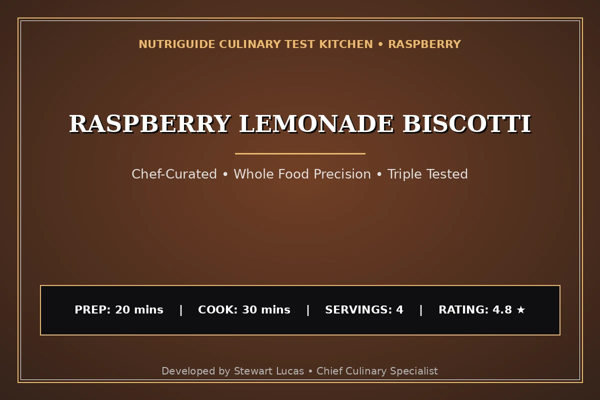 Raspberry Lemonade Biscotti