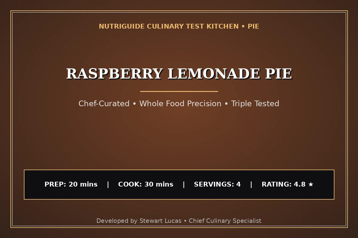 Raspberry Lemonade Pie