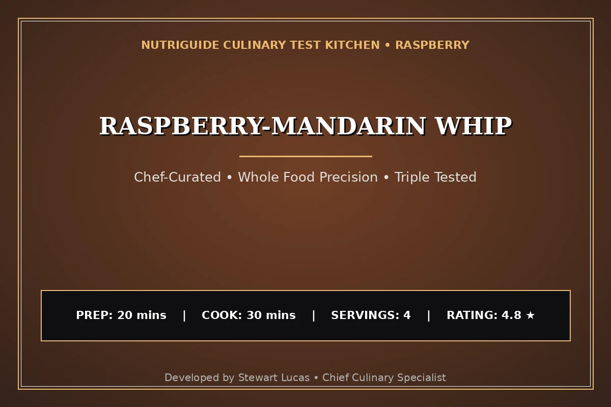 Raspberry-Mandarin Whip