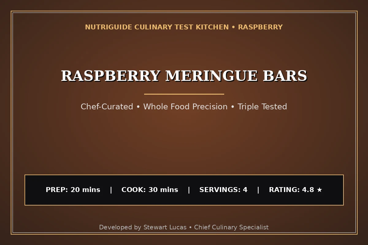Raspberry Meringue Bars