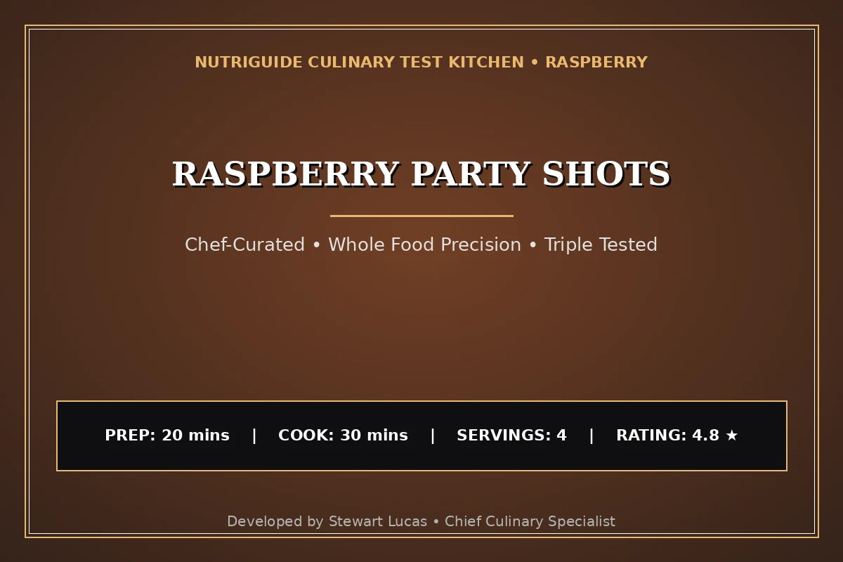 Raspberry Party Shots