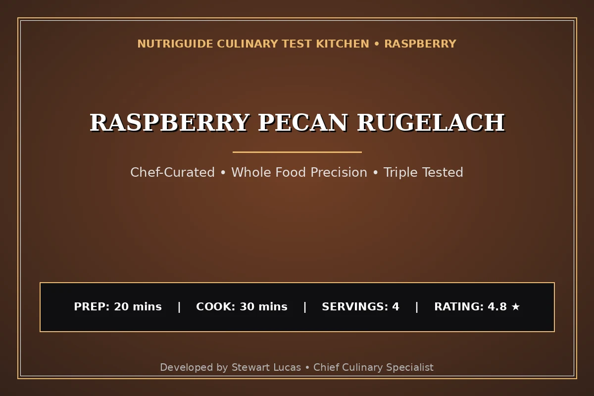 Raspberry Pecan Rugelach