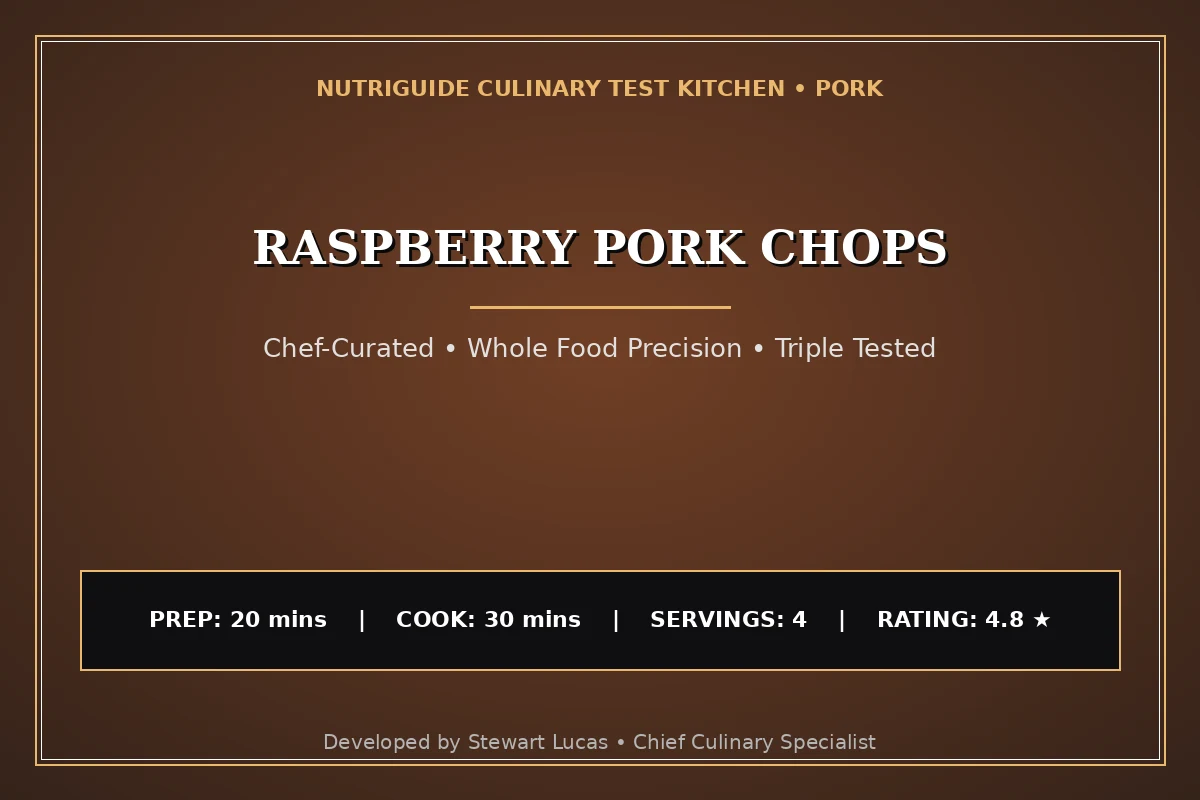 Raspberry Pork Chops