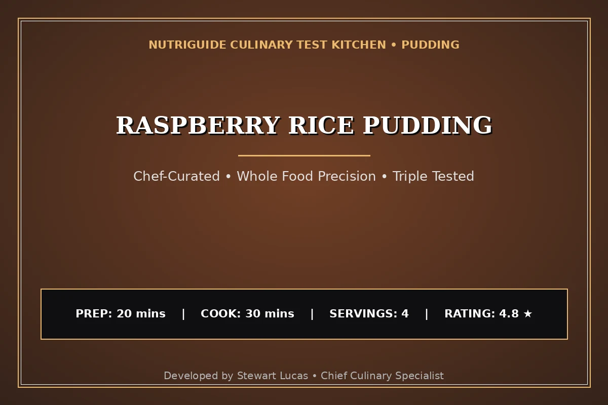 Raspberry Rice Pudding
