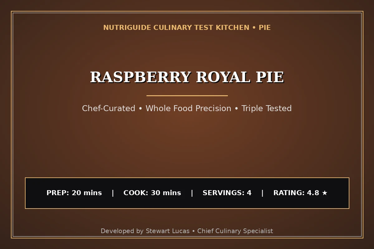 Raspberry Royal Pie