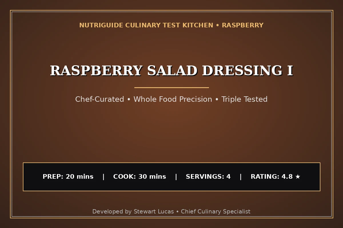 Raspberry Salad Dressing I