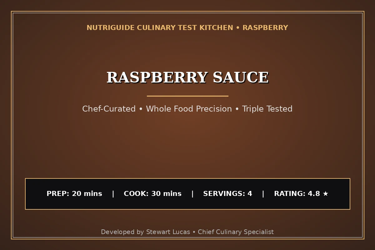 Raspberry Sauce