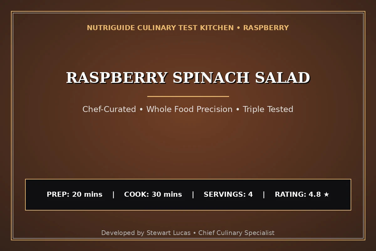 Raspberry Spinach Salad