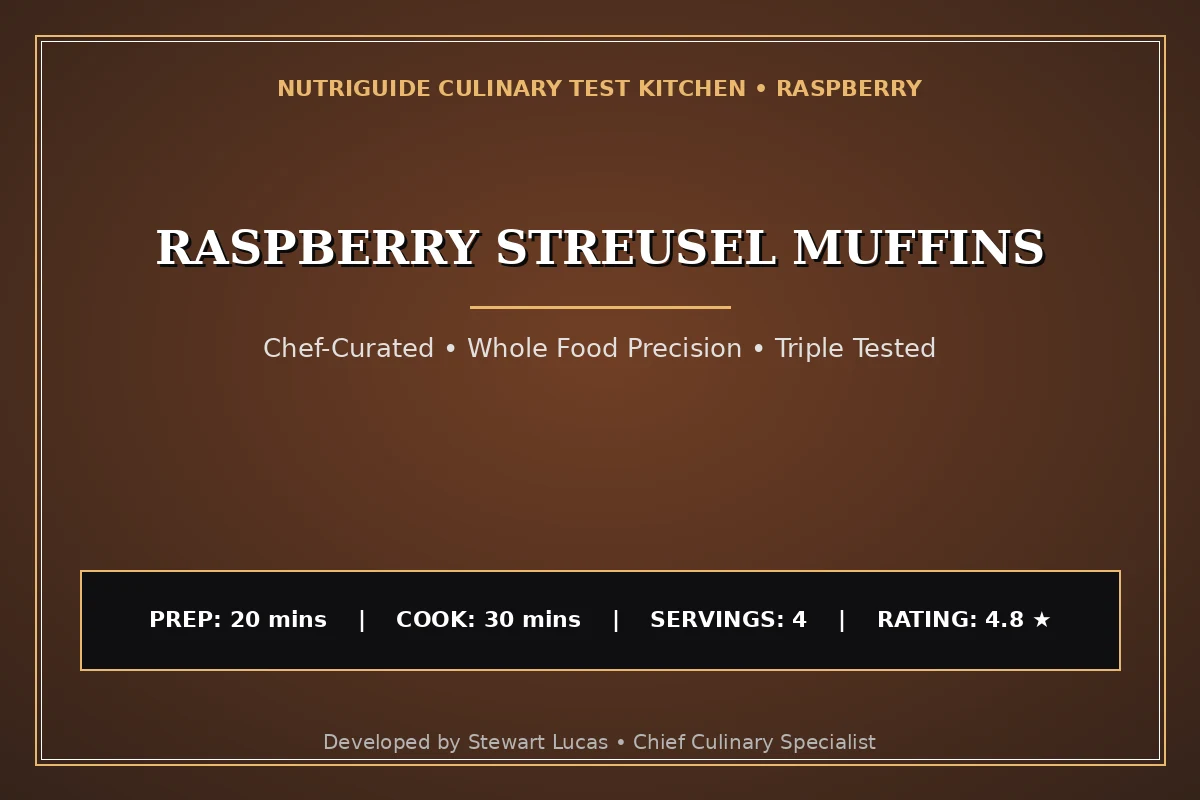 Raspberry Streusel Muffins